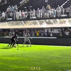 撞飞数米！内马尔被冲撞倒地当场暴怒，对手声称跑太快刹不住了